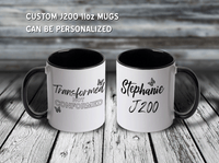 11oz Custom Ceramic Mug - J200 Transformed Not Conformed