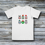 Fashion Custom Tees - Christmas: Holiday Penguins