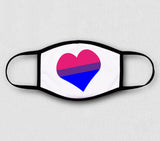 Adjustable Face Mask - PRIDE Heart Masks