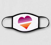 Adjustable Face Mask - PRIDE Heart Masks