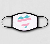 Adjustable Face Mask - PRIDE Heart Masks