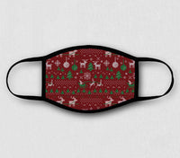 Adjustable Face Mask - Ugly Sweater X-MAS