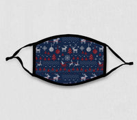 Adjustable Face Mask - Ugly Sweater X-MAS