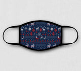 Adjustable Face Mask - Ugly Sweater X-MAS